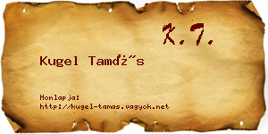 Kugel Tamás névjegykártya